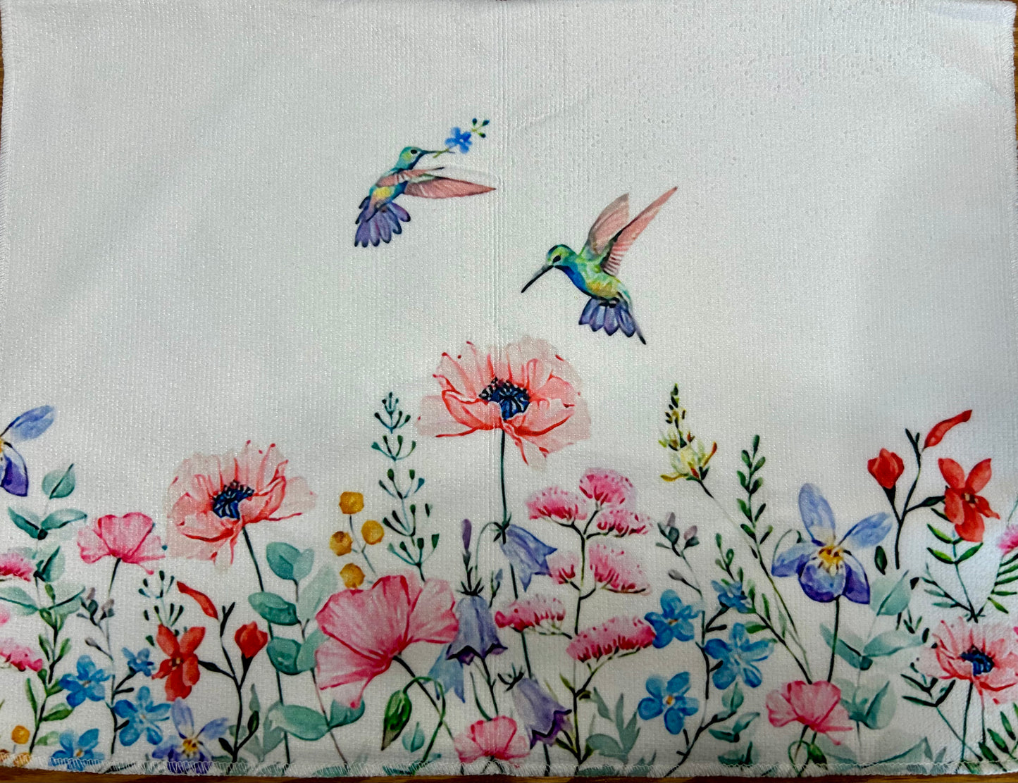 Hummingbirds Tea Towel