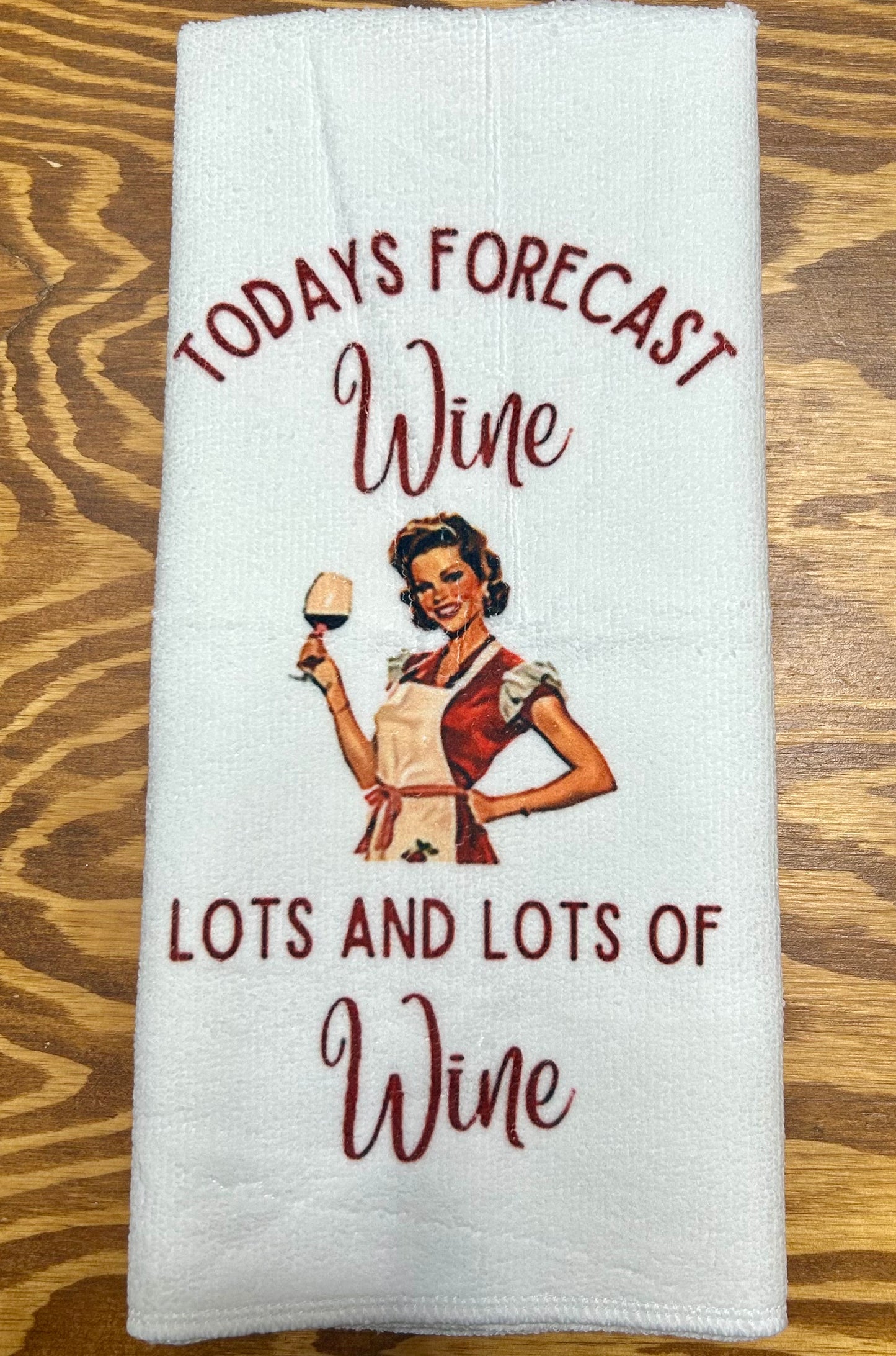 Funny Wine Tea Towel