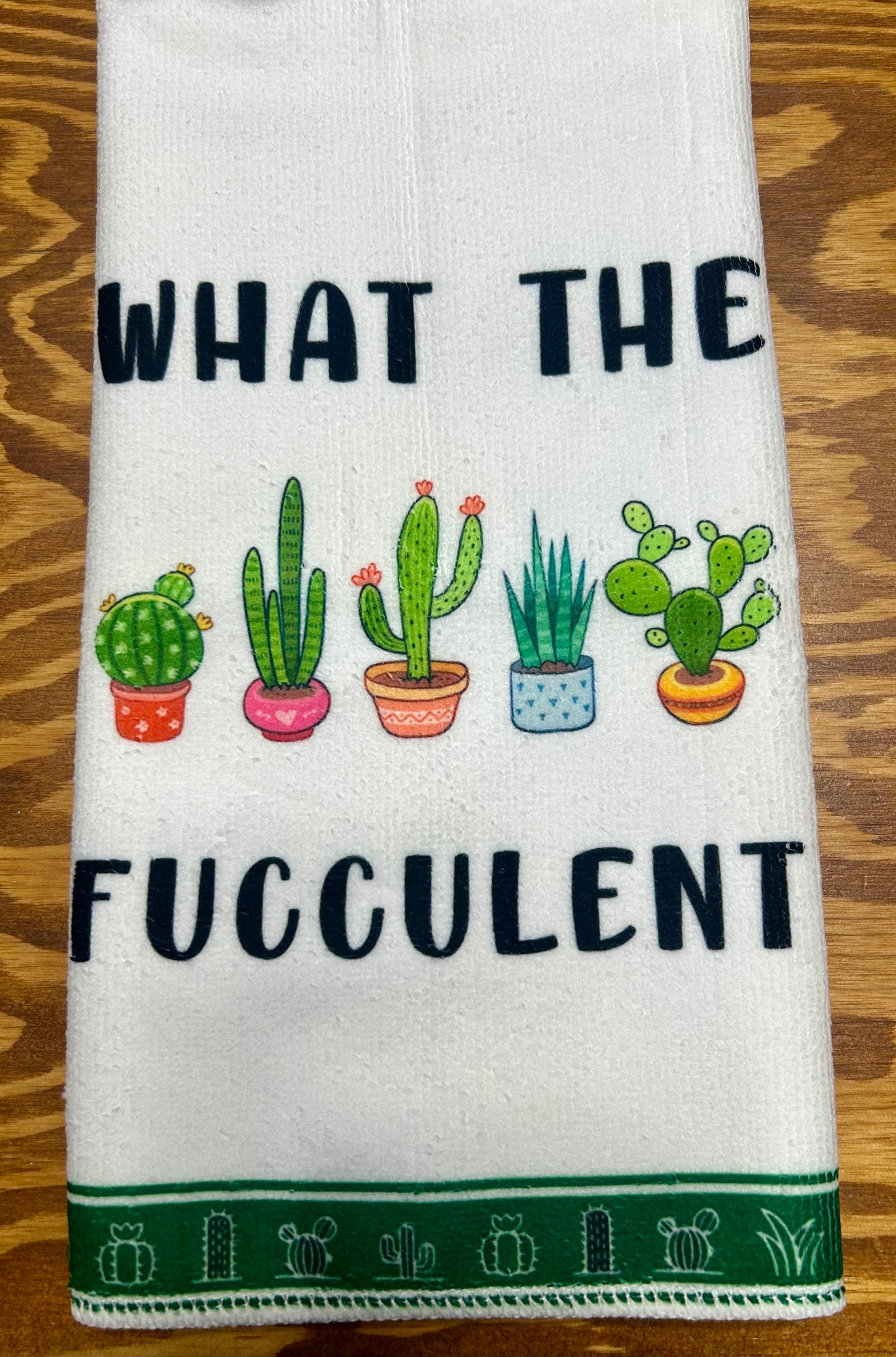 what the *ucculent tea towel