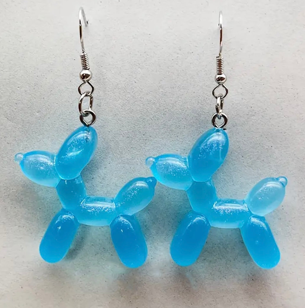 Balloon Dog Earrings