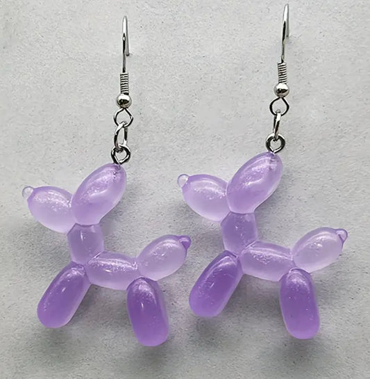 Balloon Dog Earrings