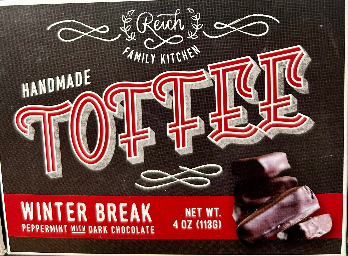 Box of Peppermint Toffee